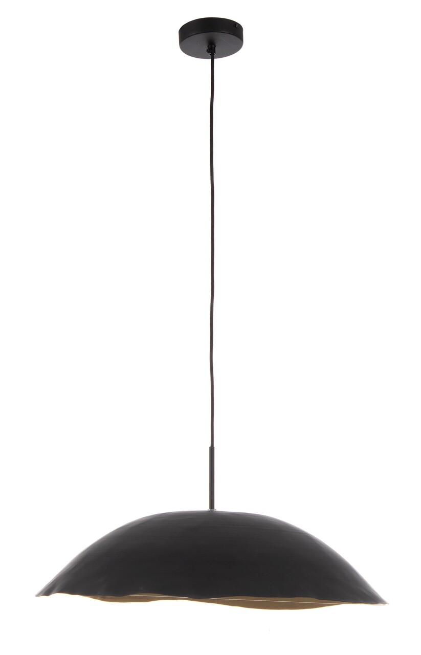 Lustra Mandla, Bizzotto, Ø60.5 x 25 cm, 1 x E27, 25W, metal, negru
