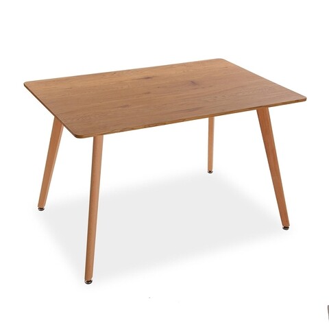 Masa Martha, Versa, 120 x 80 x 75 cm, MDF/lemn de fag, maro