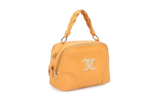 Geanta juicy couture 192, 25x10x17 cm, piele ecologica, galben