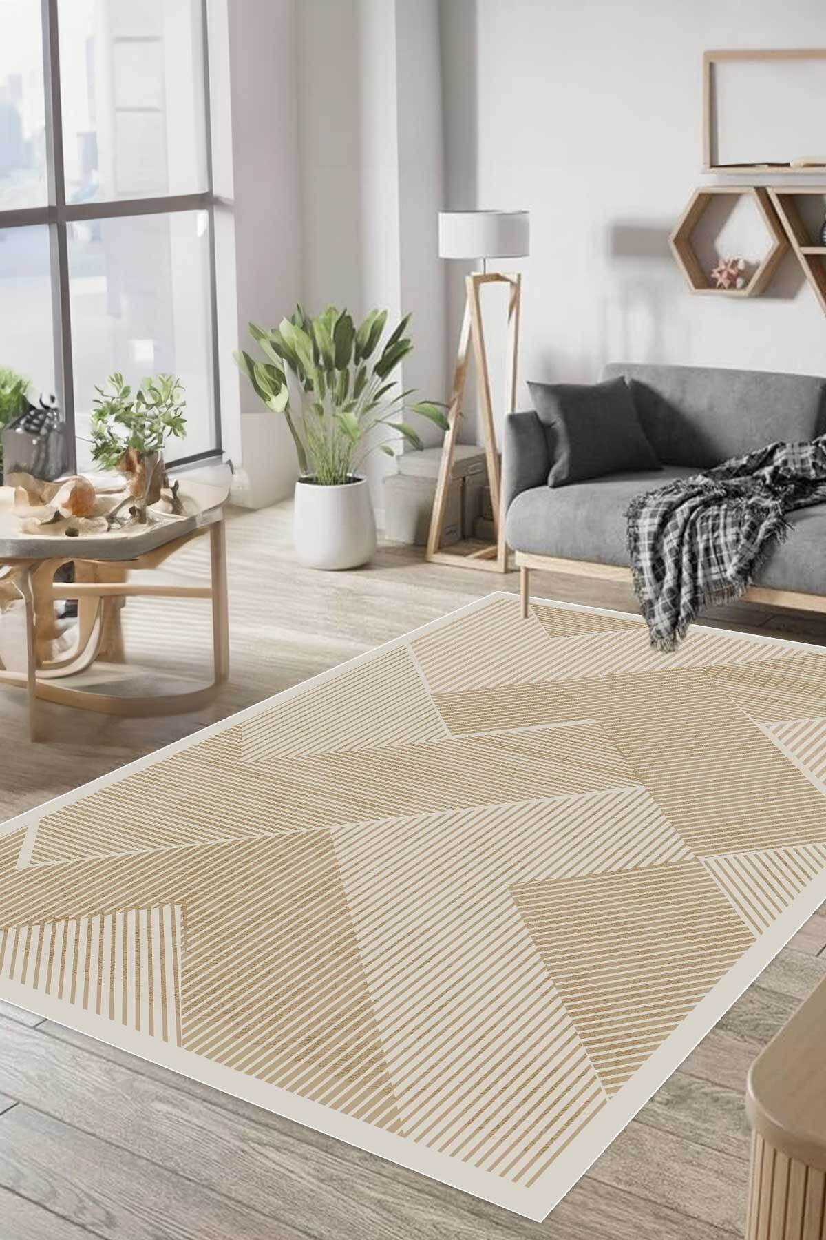 Covor, CLR-7214-79, 140x200 cm, Poliester, Bej