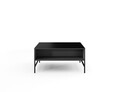 Masuta de cafea ELTAP, Raftt, 82x82x40 cm, PAL/MDF, negru
