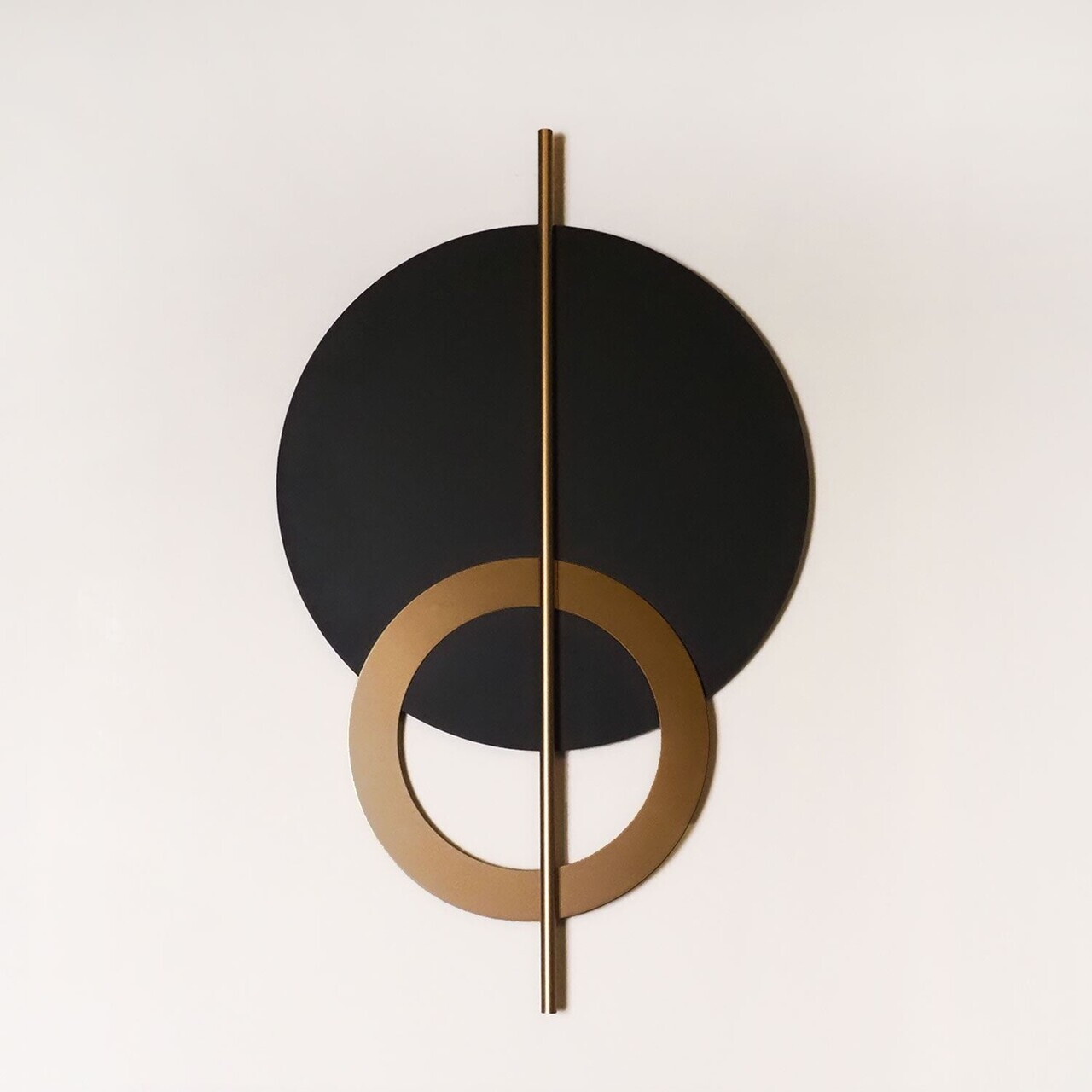 Decoratiune de perete, Hyperion, Dimensiune: 46 x 80 cm (1 bucată), Negru — imaginea 4