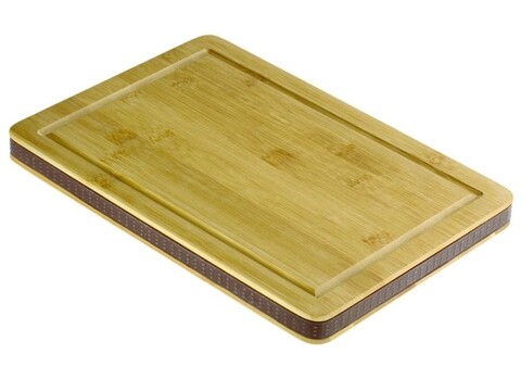 Tocator din bambus brown stone, ambition, 32x22 cm