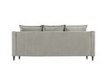 Canapea extensibila, Freesia, Mazzini Sofas, 3 locuri, cu lada de depozitare, 215x94x90 cm, catifea, bej