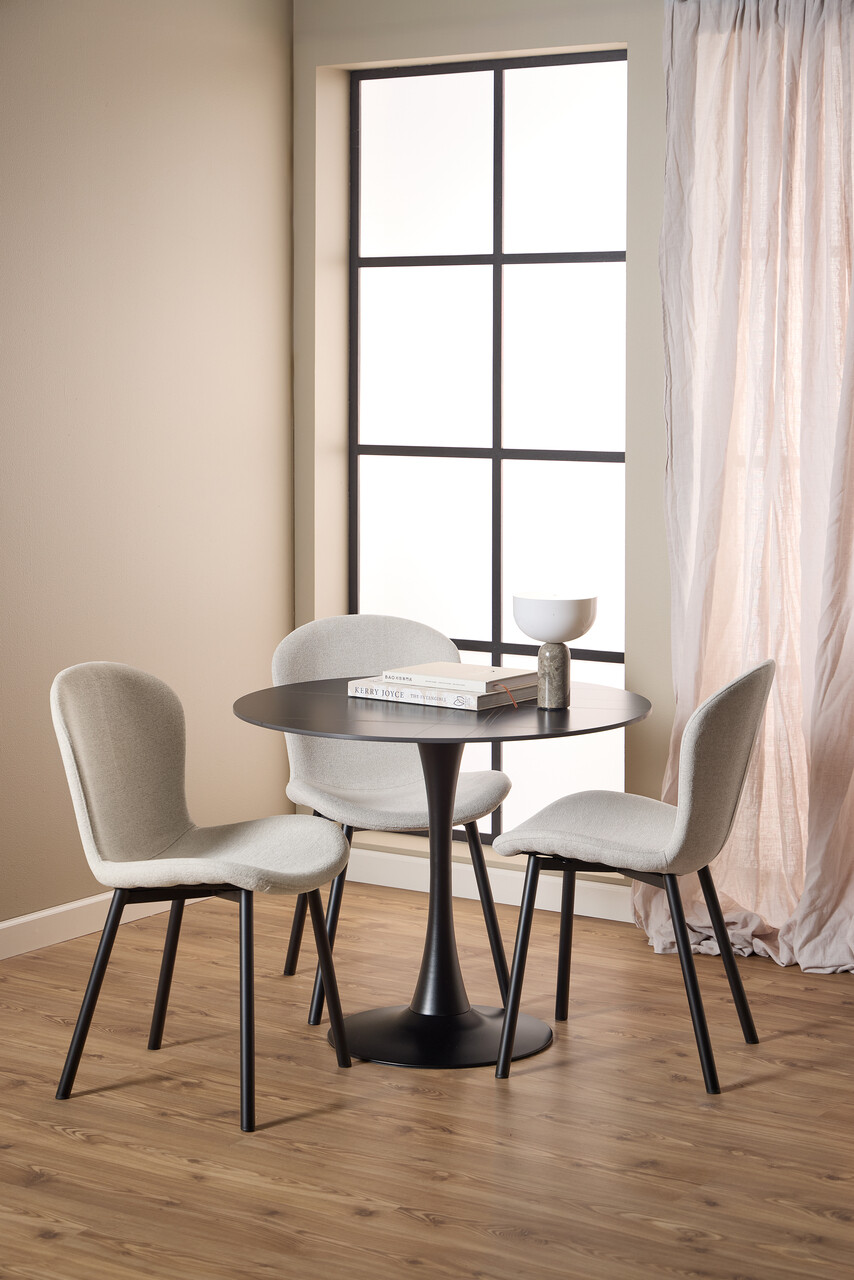Scaun Esra, Actona, 50x58x86 cm, poliester/otel, bej - view 12