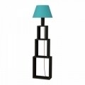 Lampadar Homitis, Tower - Anthracite, Blue, 15x40x168 cm