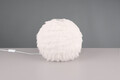 Lampa de masa Furry, RL, 30x24 cm, 10W, 1x E14, plus sintetic, alb