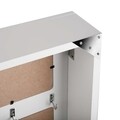 Dulapior pentru chei cu masca pentru contor si 4 rame foto, Versa, 46 x 8.5 x 33 cm, lemn, negru