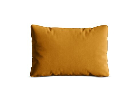 Perna decorativa, Dreamy, Micadoni Home, 55x10x40 cm, catifea, galben