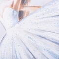 Tablou White Ballerina, Creaciones Meng, canvas pictat manual, 90x120 cm