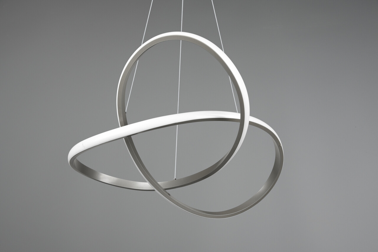 Lustra Course, RL, 60x150 cm, 27W, 1x SMD LED, metal, argintiu - 2 | YEO