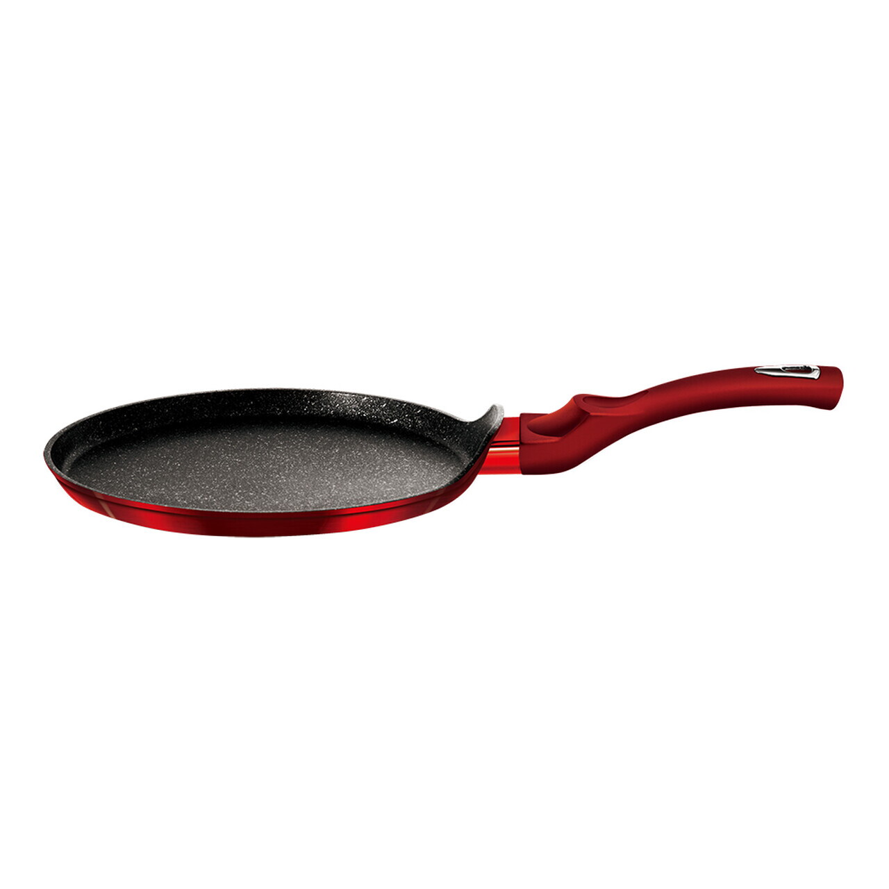 Tigaie pentru clatite Berlinger Haus, Burgundy, 28 cm, aluminiu forjat, rosu - imagine 9