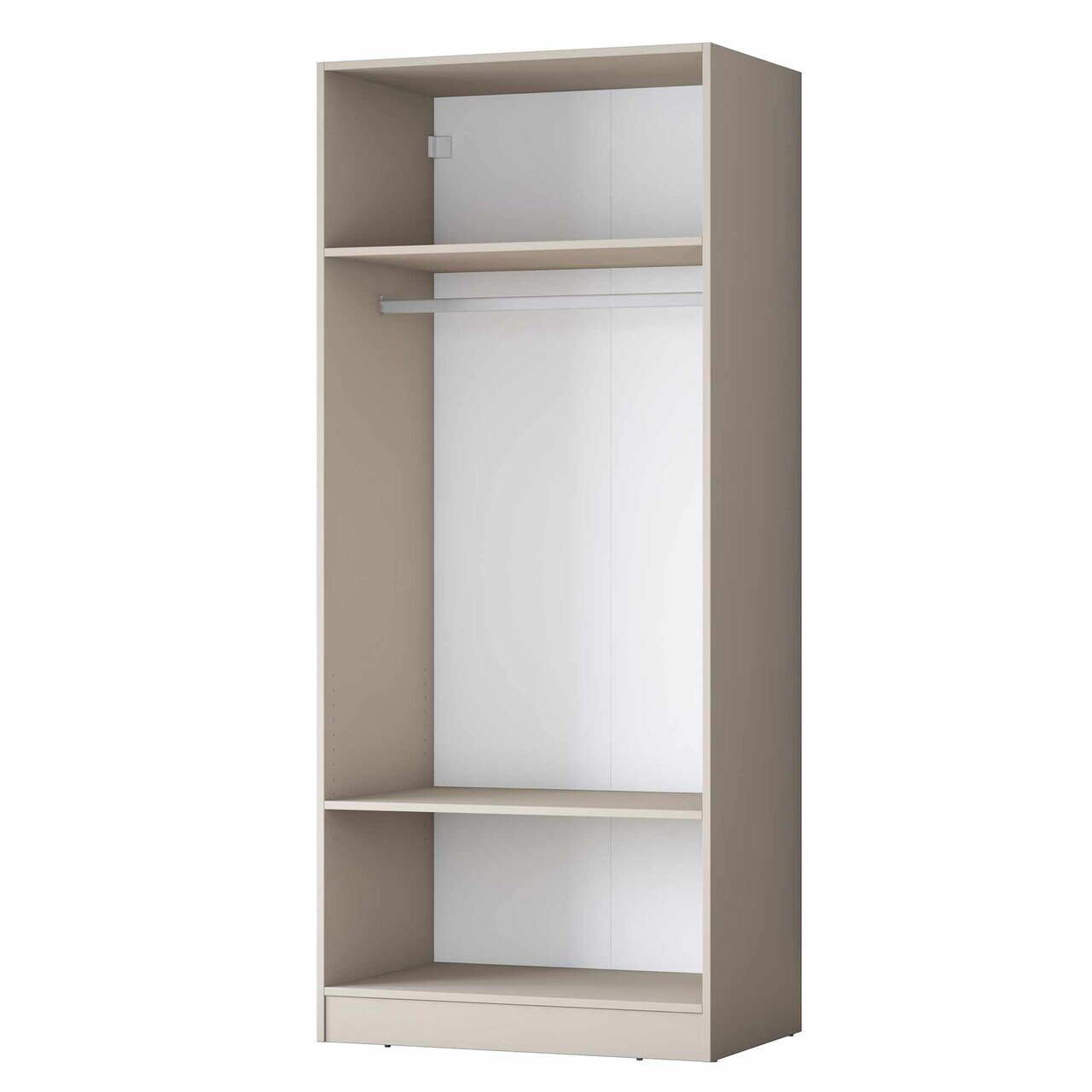 Dulap pentru haine, Hanah Home, BA250, 90x210x57.5 cm, Gresie — imaginea 7