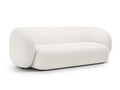 Canapea modulara 3 locuri, Kate, Micadoni, 213x99x76 cm, tesatura boucle, alb