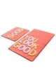 Set 2 covorase de baie Good, Chilai, 50x60 cm/60x100 cm, coral