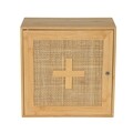 Dulapior pentru medicamente, Wenko, Allegre, 30 x 30 x 17.8 cm, bambus/ratan, natur