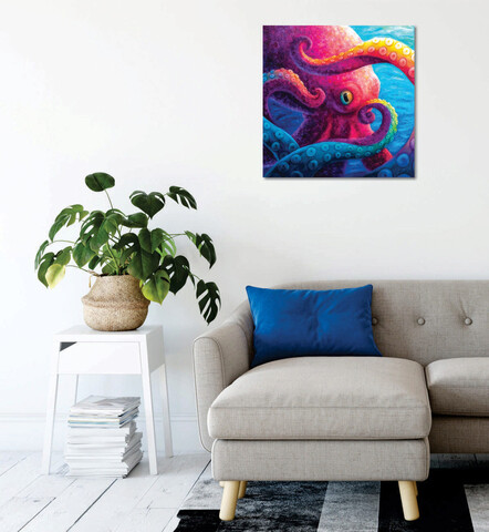 Tablou decorativ, kc428, 50% bumbac / 50% poliester, canvas imprimat, multicolor