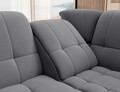 Coltar extensibil dreapta 3 locuri ELTAP, RT-06SO, Sado, 272x192x95 cm, lemn/poliester, gri inchis
