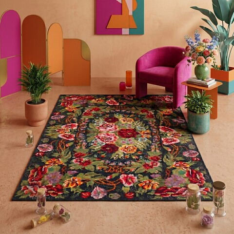 Covor, Soul Chenille, 75x150 cm, Poliester, Multicolor