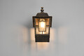 Lampa de gradina Volturno, TRIO, 34x20x14.5 cm, 60W, 1x E27, aluminiu turnat/sticla, maro rustic