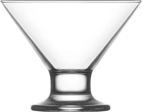 Set cupe pentru inghetata, Lav, 990LAV1301, Sticla, Transparent