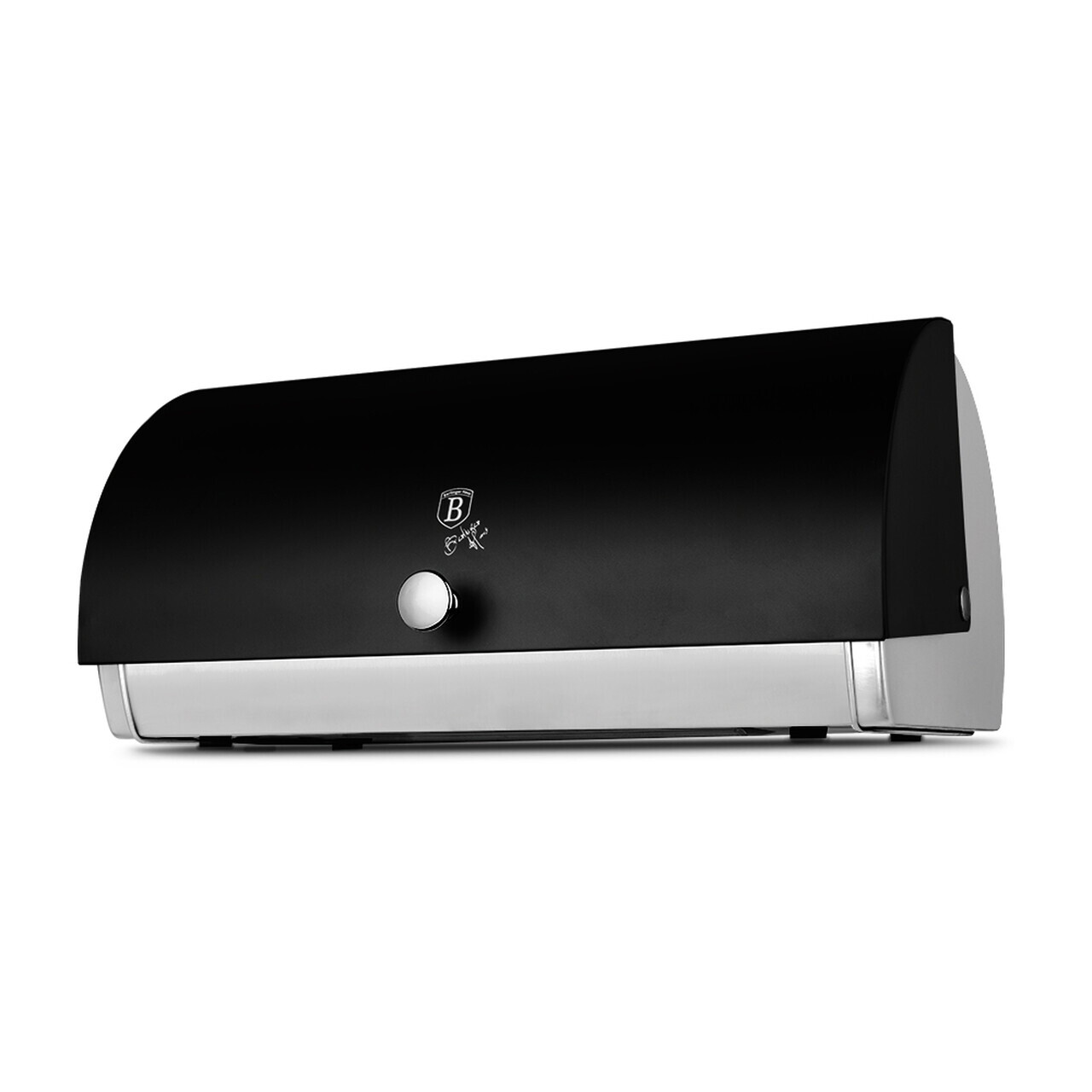 Set cutie pentru paine si 3 recipiente Berlinger Haus, Matte Black, 38.5x28x18.5 cm, inox, negru/argintiu - imagine 3