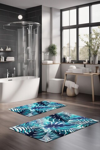 Set covorase de baie, Cartwright, CT-5266, Poliester, Multicolor