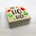 Set 4 suporturi de pahar TBA12238, Taylor, 10x10x1 cm, piatra, multicolor