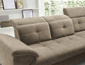 Coltar extensibil dreapta 5 locuri ELTAP, RT-20AU, Inferne, 297x210x107 cm, lemn/poliester, bej inchis