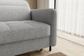 Coltar extensibil stanga 3 locuri ELTAP, LT-03RAQ, Gomsi, 228x165x100 cm, lemn/poliester, gri deschis