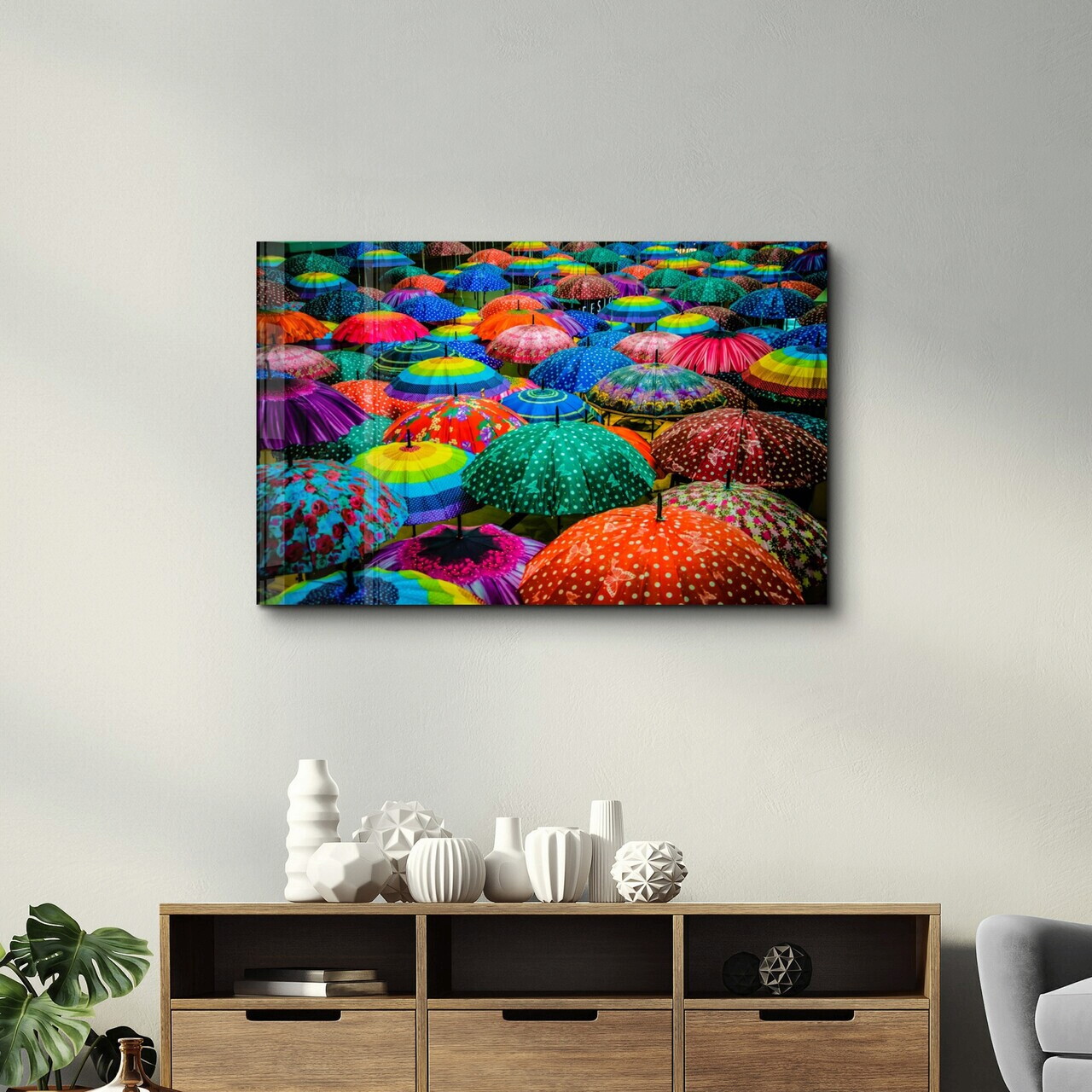 Tablou decorativ, OGLS-1053, Dimensiuni: 70 x 110 cm, Multicolor — imaginea 2