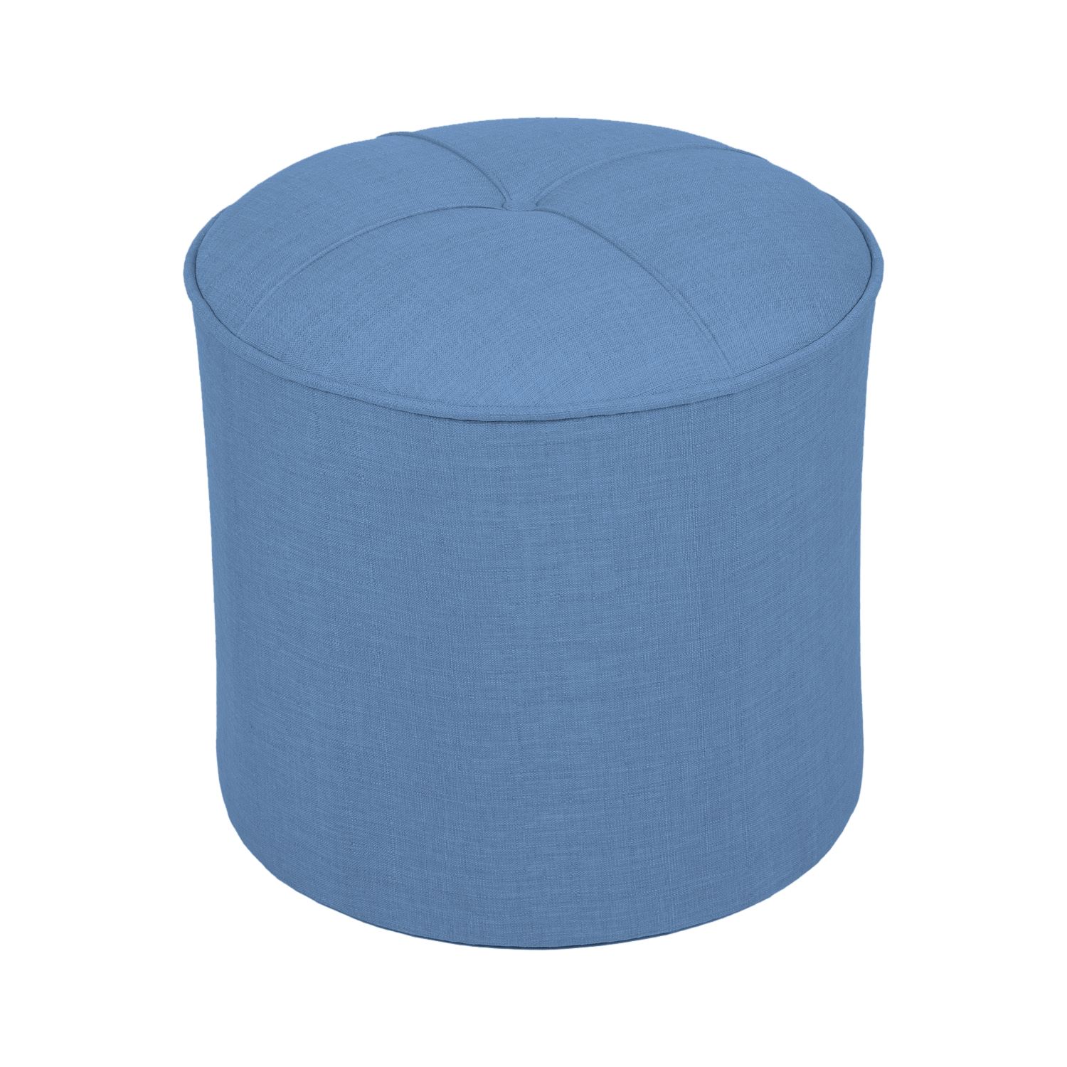 Taburet, Atelier del Sofa, 558ZEN1358, Frame: 100% SOLID FIR WOOD, Albastru