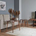 Set masute 3 piese, Tuvalle, Tuval 060, Maro