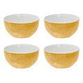 Set 4 boluri Sfera, Andrea Fontebasso, 14 cm, portelan, galben