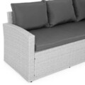 Set coltar 3 piese, Kiara, pentru exterior, 239 x 170 x 73 cm, gri
