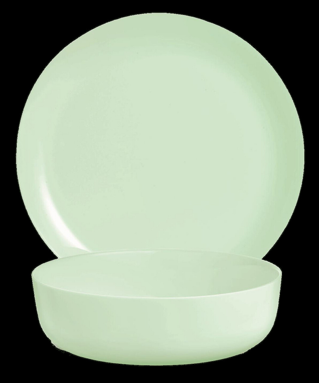 Serviciu de masa 19 piese, Luminarc, Diwali Paradise, sticla securizata, verde - view 4