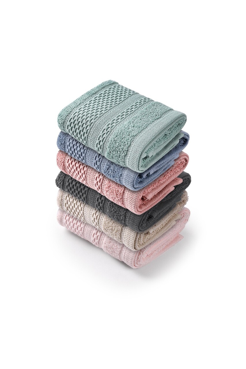 Set prosoape de baie, Whitney, Piramit 3, Bumbac, Multicolor