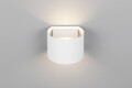 Aplica de perete pentru exterior Genie, RL NOW, 14x12x10 cm, 1W, 2x SMD, plastic, alb mat