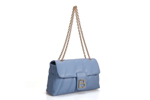 Geanta, Lucky Bees, 923 Blue, piele ecologica, bleu