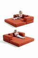 Canapea extensibilă pentru copii, Atelier del Sofa, 326NYR1111, Caramiziu
