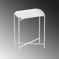 Masuta de cafea, Cerritos, Shb-009-B, 26x56x40 cm, Metal, Alb