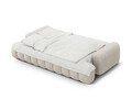 Canapea extensibila 4 locuri, Linz, Cosmopolitan Design, 250x100x84 cm, tesatura structurata, bej