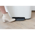 Cos de gunoi cu pedala, Brabantia, Bo Pedal, 3x11 L, 36.3x54x44 cm, otel, alb