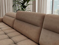 Coltar extensibil stanga 4 locuri ELTAP, LT-20TOS, Berrto, 306x165x100 cm, lemn/poliester, maro deschis