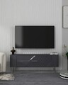 Comoda TV, Olivia, Retrolp5, Antracit / Argintiu