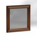 Set 3 oglinzi decorative, Siam, Otto, MDF , Bronz