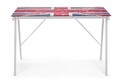 Birou Young British, Bizzotto, 113 x 58 x 73 cm, otel/sticla temperata