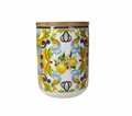 Recipient cu capac ermetic, Citrus, Brandani, D10x14.5 cm, 800 g, portelan New Bone China