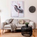 Tablou Black Ballerina, Creaciones Meng, canvas pictat manual, 90x120 cm