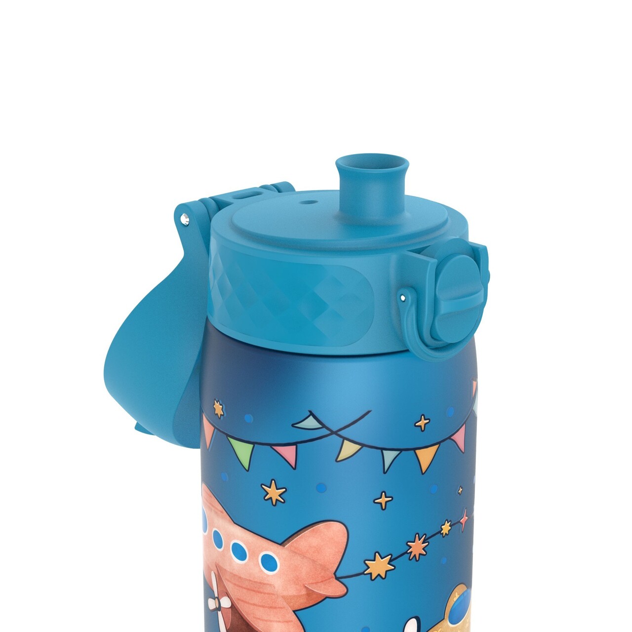 Sticla apa pentru copii Slim, recyclon, 500ml, Airplanes - Ion8 - imagine 2